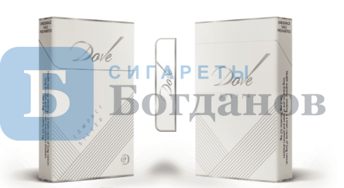 Пачка сигарет Dove Silver Compact (nano), вид 2