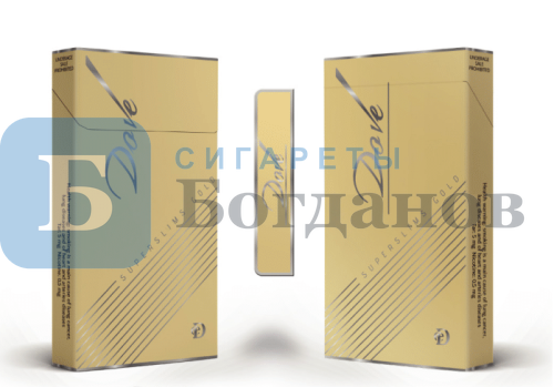 Пачка сигарет Dove Gold SuperSlims, вид 2