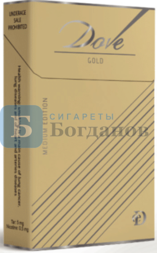 Пачка сигарет Dove Gold QS (medium)