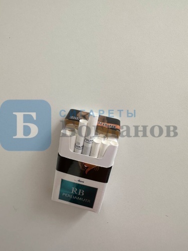Пачка сигарет RB Perliamutr Azure KING SIZE, вид 6