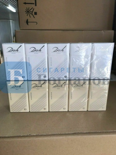 Пачка сигарет Dove Silver QS (medium), вид 2