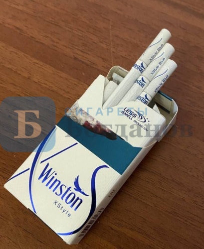 Пачка сигарет Winston XStyle Blue, вид 2
