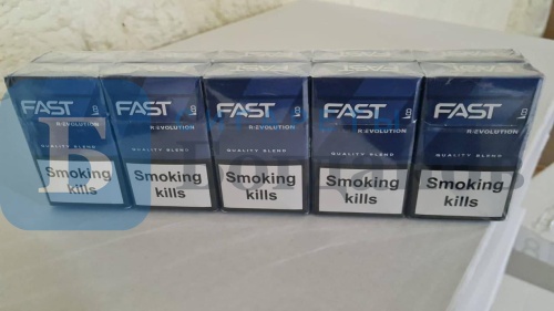Пачка сигарет FAST синий, вид 4