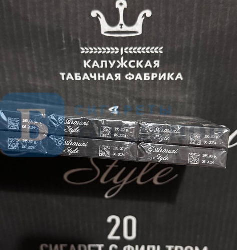 Пачка сигарет G.Armani style black compact (МРЦ 195), вид 5
