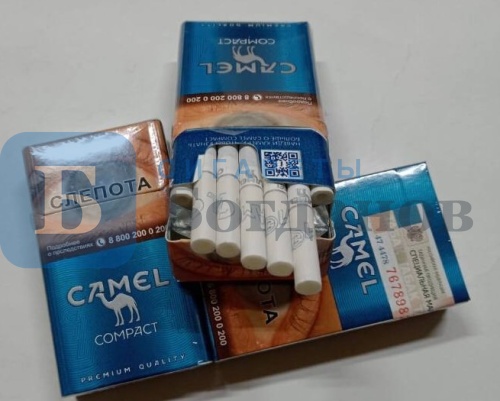 Пачка сигарет Camel Compact Blue, вид 3