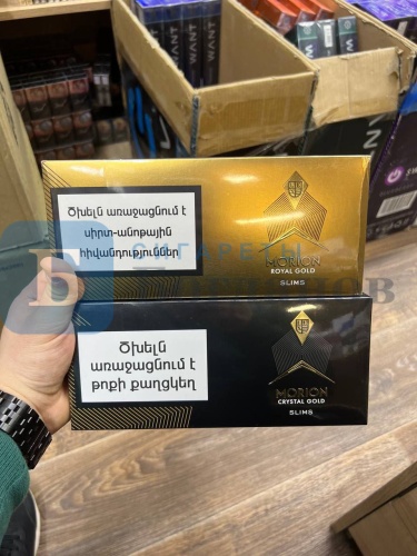 Пачка сигарет Morion Crystal Gold Slim, вид 5