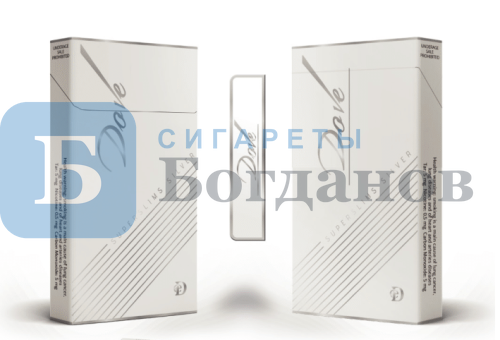 Пачка сигарет Dove Silver SuperSlims, вид 2