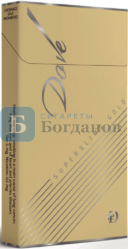 Пачка сигарет Dove Gold SuperSlims