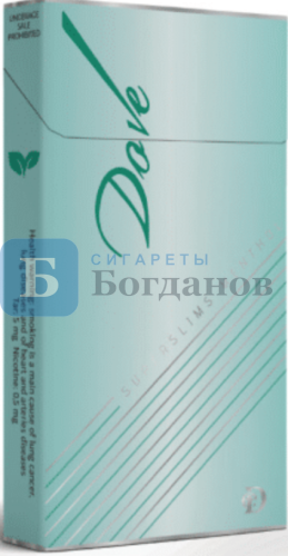 Пачка сигарет Dove Menthol SuperSlims