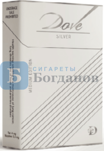 Пачка сигарет Dove Silver QS (medium)