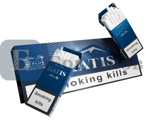 Пачка сигарет Hatis SS Blue