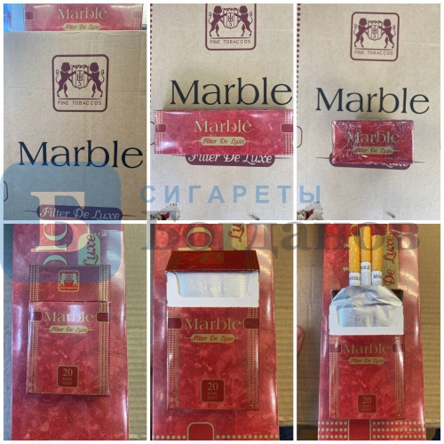Пачка сигарет Marble (Марбле) Filter De Luxe, вид 5