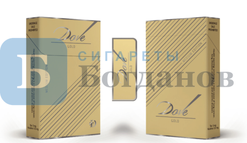 Пачка сигарет Dove Gold QS (medium), вид 3
