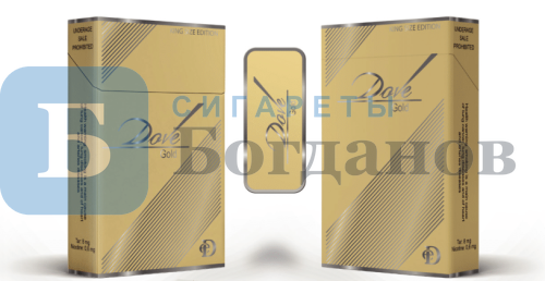 Пачка сигарет Dove Gold KingSize, вид 2