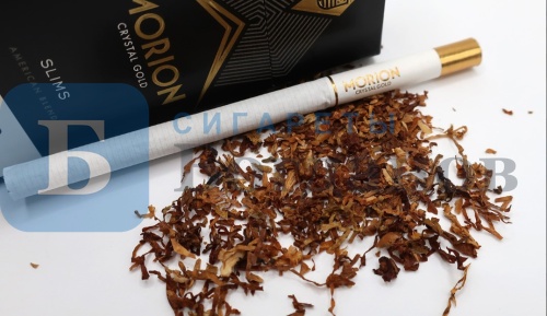 Пачка сигарет Morion Crystal Gold Slim, вид 3